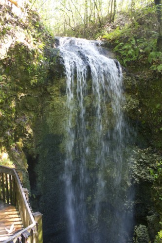 Depending on the recent rainfall, the waterfall at Falling Waters State Park can be strong or a trickle. Lori Ceier/Walton Outdoors