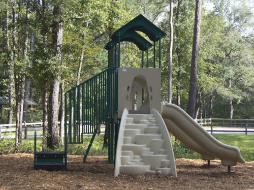 Playground equipment was added to the recreation area in Aug. 2015. Lori Ceier/Walton Outdoors